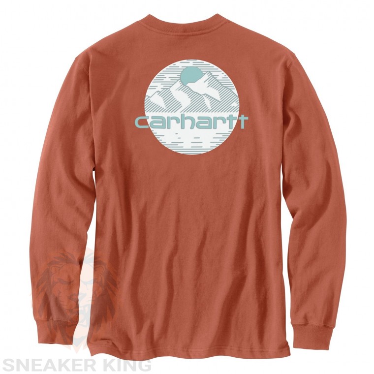 Лонгслів Carhartt Heavyweight Mountain Graphic long sleeve 105955 Q53